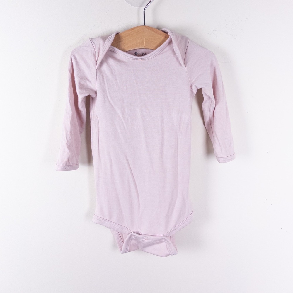 Kyte Baby Bamboo One-Piece Bodysuit Soft Pink Stretch Baby 3-6m
